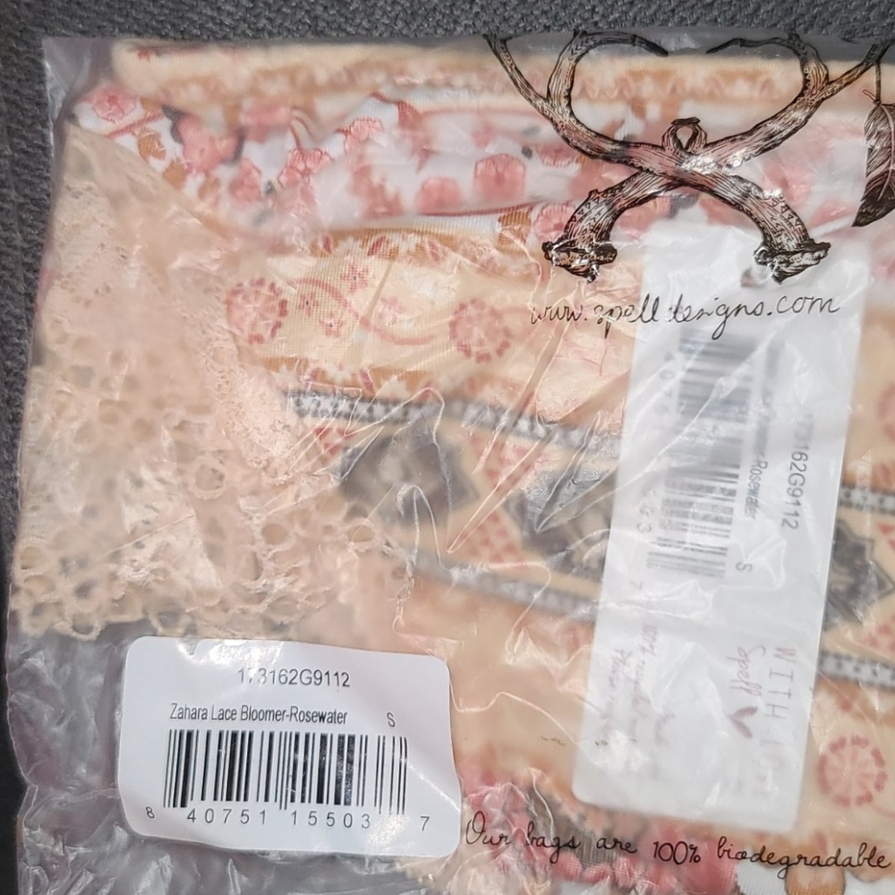 New spell designs Zahara lace bloomers rosewater S - Picture 9 of 9